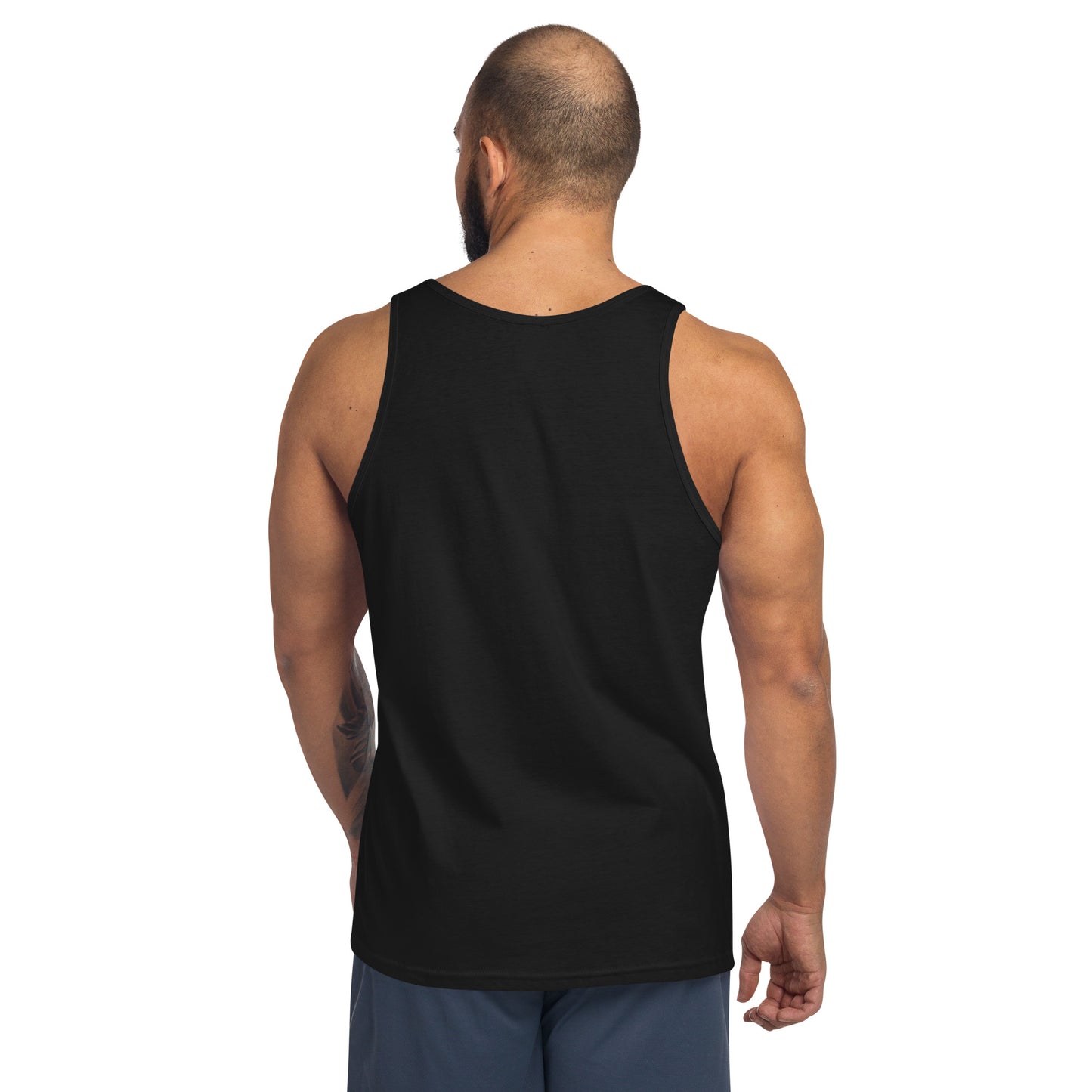 "Two" Tank Top Black