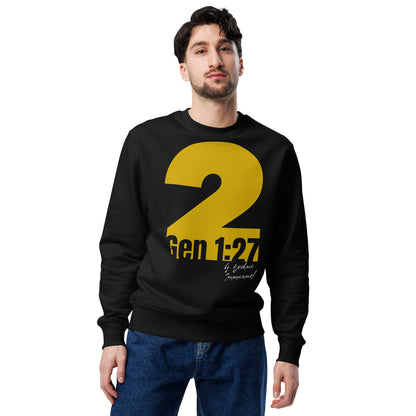 "Two" Eco Sweatshirt Blackout Edition - Limited Edition